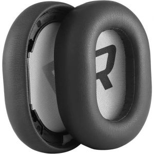 Coussinets doreille pour Plantronics BackBeat Pro 2 - AQSACOKIYA - Mousse à Mémoire et Cuir Protéiné - Gris