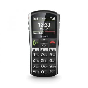 Emporia SIMPLICITY Telefono Cellulare per Anziani 2G Nero/Argento 508cm IP54