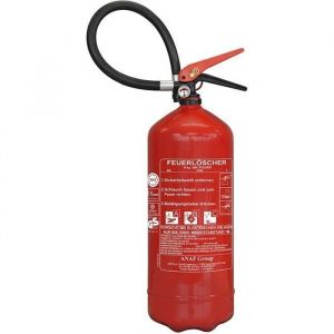 Extincteur 6 kg poudre ABC avec manomètre pression permanente