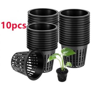 Plateau De SemisPot HydroponiqueR&eacute;utilisable Panier Hydroponiquepour Culture HydroponiqueA&eacute;roponiqueFleursJardinage10pcs