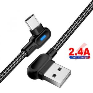 Câble USB Type C Noir Synchro & Charge Pour SAMSUNG Galaxy S8 Plus - Galaxy S8 - Galaxy A7 2017 - Galaxy A5 2017 - GALAXY A3 2017