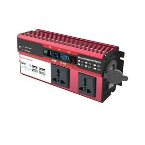 Convertisseur 12v 220v 230v 4000W Onduleur Transformateur Convertisseur de Tension port USB pour voitureSolaire Modifiée Volts