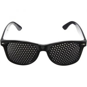 NEUFU Lunettes Trous St&eacute;nop&eacute; Grille Vision Am&eacute;liorer Vue Exercice Yeux Pinhole Glasse