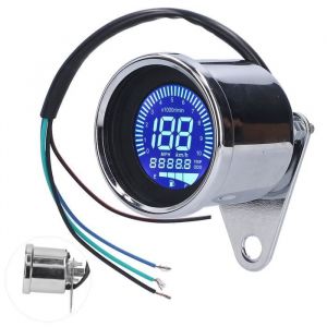 COC-7842372447815-Compteur de vitesse étanche Compteur de Vitesse Numérique pour Moto Compteur de Vitesse 0 à 160 Km/h LCD moto com