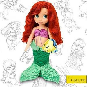 Poup&eacute;e de collection La Petite Sir&egrave;ne Ariel Animator - Disney Princesses - Vert - 42cm