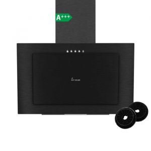 KKT KOLBE  Hotte aspirante 60 cm  Noire  &Eacute;vacuation & recyclage  Hotte inclin&eacute;e  Inox  Commande par boutons  VTH6004S