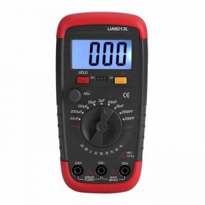 Professionnel Capacimetre Testeur de num&eacute;rique condensateur 01 pF - 20000uF avec capacim&egrave;tre avec r&eacute;tro&eacute;clairage LCD et veste