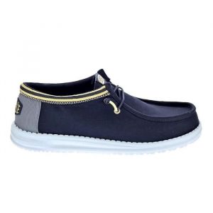 Mocassins - Hey Dude - Wally Letterman - Couleur Bleu - Couleur Noir - Pour Homme