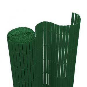 Yakimz Canisse en PVC pour jardin balcon terrasse Balcon clôture brise-vent Stores Balcon Vert 80 x 400cm BRANDE