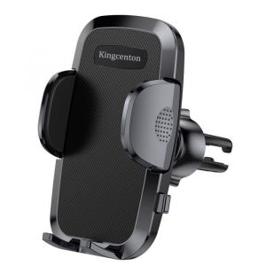 Kingcenton Support Téléphone voiture S161 Ventilation Rotation 360° Universel pour Smartphone à Grille daération iPhone Samsung
