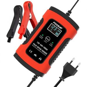 Chargeur booster et câbles de démarrage Chargeur/mainteneur de batterie entièrement automatique 12 V 5 000 mA pour voitures