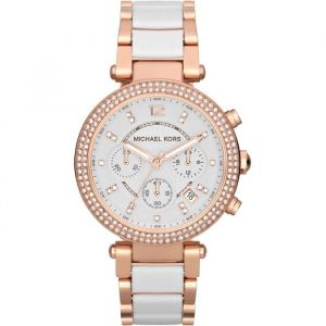 Montre bracelet Femme MICHAEL KORS PARKER MK5774 - Chronographe - Quartz - Analogique - Acier Rose