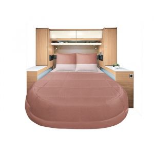 Pr&ecirc;t &agrave; dormir - INCASA - Terracota - 130 x 190 cm - Lyocell et Percale - Syst&egrave;me &eacute;volutif
