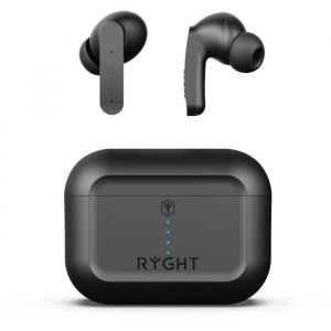 Ecouteurs sans fil Bluetooth - RYGHT - PULSE ANC - Réduction de bruit active - Noir