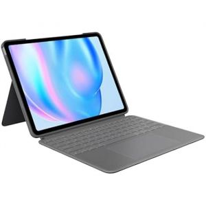 Logitech Combo Touch iPad Air 13 Pouces (M2)(2024) Keyboard Case - Clavier rétroéclairé détachable avec béquille Confort de