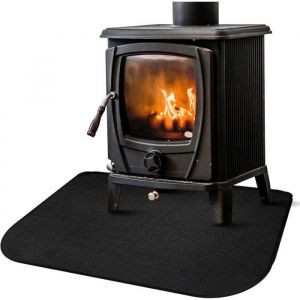 Tapis Anti Feu devant Cheminee Tapis Ignifuge Chemin&eacute;e Tapis Chemin&eacute;e Anti Feu Demi-Rond Tapis De Protection Anti Couleur: CHEMINEE