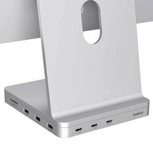 Inateck 8-en-1 iMac Station Accueil Compatible avec iMac 24 Pouces 2024 M4 2023 M3 Hub USB en Aluminium avec Boîtier SSD NVMe
