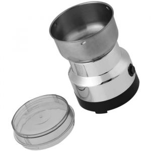 Moulin à Café Électrique 100-200W Broyeur à Graines de Lin Noix Poivre Épices Semences de Café et Autres avec Lames en Acier [58]
