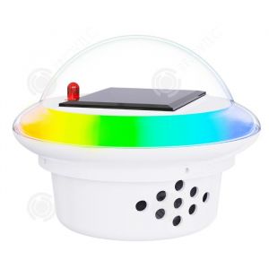 INN Lumière piscine 1 PCS 76x100mm 10w lampe solaire LED avec télécommande changeante de couleur lumière flottante créative dans