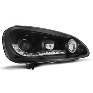 Paire de feux phares VW Golf 5 03-08 Daylight led noir