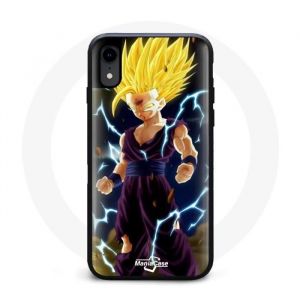 Coque - Dragon Ball Z - Iphone XR - Souple - Noir - Motif Dragon Ball Z