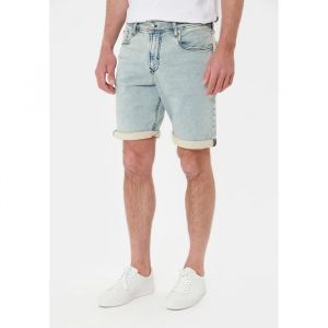 Bermuda homme Kaporal Vixto - Coupe straight - Bleu - extend denim