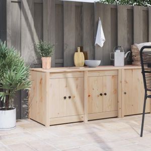 Luxueux Best* Armoire de cuisine - Armoire basse/meuble bas dévier extérieure 106x55x64 cm en bois massif de pin Juin95879147