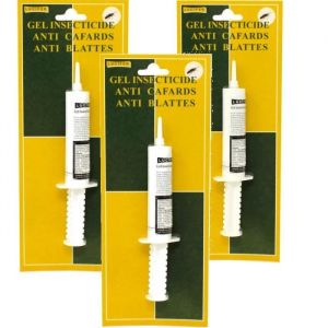 LUCIFER - Gel anti cafards 25 gr SERINGUE INSECTICIDE AVEC ATTRACTIF ANTI CAFARD & BLATTES (Lot de 3 seringues)
