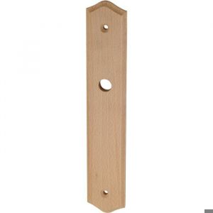 Plaque manivelle et poire bois brut - Bec de cane - Dubois ind