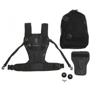 Harnais de poitrine multi-porteurs r&eacute;glable en nylon durable et confortable avec double sangle pour appareil photo