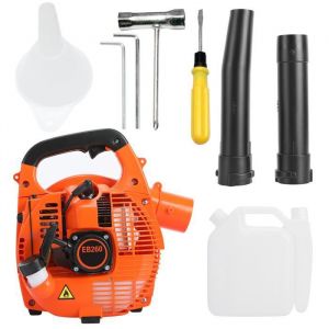 Souffleur à essence thermique - à deux temps - 26cc - Souffleur à feuilles - portable léger - 7500r/min
