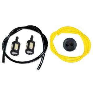 2x Filtre à Essence avec Tuyau dessence Joint de Réservoir pour Debroussailleuse Tronconneuse Taille-Haie Tariere