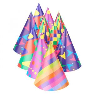 10 Chapeaux de f&ecirc;te multicolores