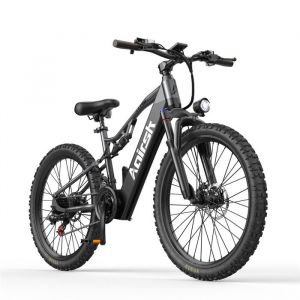V&eacute;lo &eacute;lectrique Aairsk XT90 Moteur 250W Batterie 48V20Ah Autonomie PAS 60-100 KM Tout Suspendu/NFC/Pneu tout-terrain 26 VTT Bike