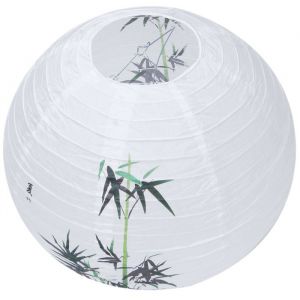 40Cm Abat-Jour Lanterne en Papier de Style Oriental DéCoration Motif Chinois: