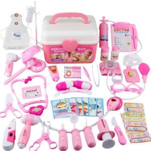 44 kit de Mdecin Jouets Dguisement de Docteur Rle Jouets du Docteur Imitation avec Outils Mdical pour couleurs multiples DOCTEUR