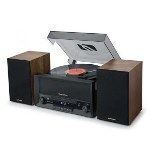 Platine vinyle Muse MT-120 MB avec système CD Bluetooth USB stéréo 3 vitesses 33/45/78 tours