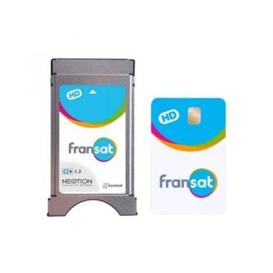 Module Satellite - Neotion - CI+ 1.3 HD - Carte Fransat PC7 HD - Haute Définition - 4 ans dabonnement