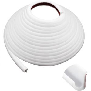 Gouttière Camping Car - 10 M de Bande de Caoutchouc Pour Gouttières - Bande de Protection en PVC - Déflecteur deau de pluie(blanc)