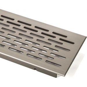 Grille de Ventilation Perforée Ovale en Acier Inox 900mm - SO TECH