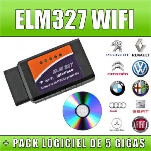 INTERFACE DIAGNOSTIQUE ELM327 ELM 327 WIFI IPHONE IPAD ANDROID OBD DIAGNOSTIC