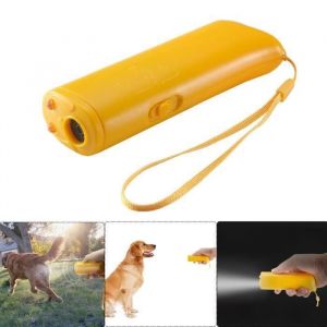 Repousse r&eacute;pulsif anti chiens chats portable ultrasons Anti-aboiement