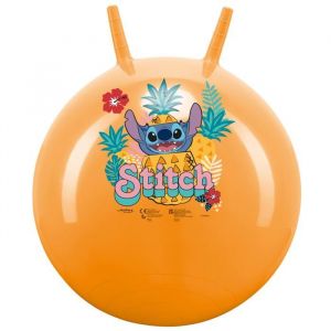 Ballon sauteur - baton sauteur John - 59528 - Disney Stitch Lilo Ballon Sauteur  Orange Nacré 50 cm