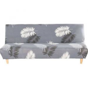 sans Bras Housse de clic clac Housse de Canapé Extensible Elastique Housse canape lit Housse de Canapé sans Accoudoirs motif à