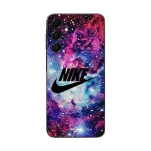 Coque Pour Samsung Galaxy A15 nike logo noir stylé Rose Vif Violet Bleu Maniacase