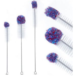 Nettoyeur Bouteille Nettoyage pour Bouteilles Tube Brosse De Nettoyage Brosse Bouteille Goupillon Nettoyage Ecouvillon Convien PZCC