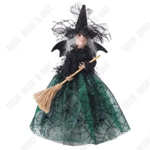 Ornement de poupée - TD® - Poupée de sorcière - 285 cm - Gaze et tissu non tissé - Décoration Halloween