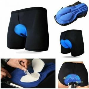 Short Cycliste Homme Vélo 3D Gel Rembourrés Calecon VTT Respirant Séchage Rapide Léger Noir