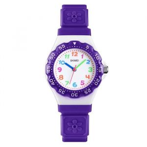 Montre &Eacute;ducative pour Enfant Violet P&eacute;dagogique Apprendre lHeure Cadran peut &ecirc;tre tourn&eacute;
