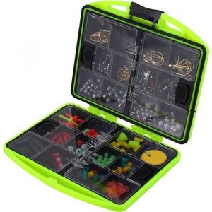 Kit daccessoires de p&ecirc;che - ARAMOX - 24 compartiments - Bo&icirc;te en plastique - L&eacute;ger et compact